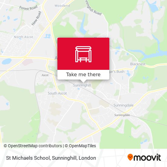 St Michaels School, Sunninghill map