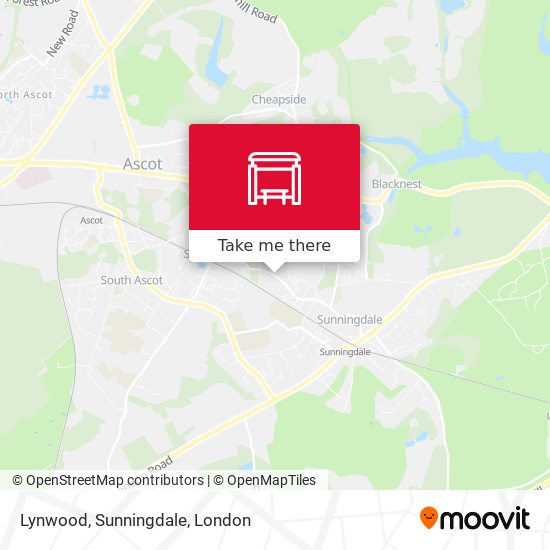 Lynwood, Sunningdale map