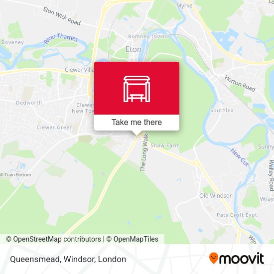 Queensmead, Windsor map