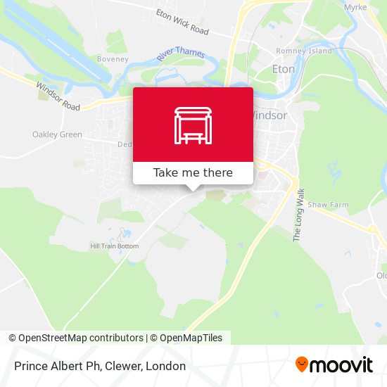 Prince Albert Ph, Clewer map