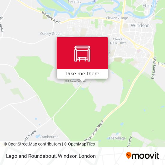 Legoland Roundabout, Windsor map