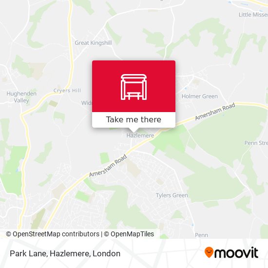 Park Lane, Hazlemere map