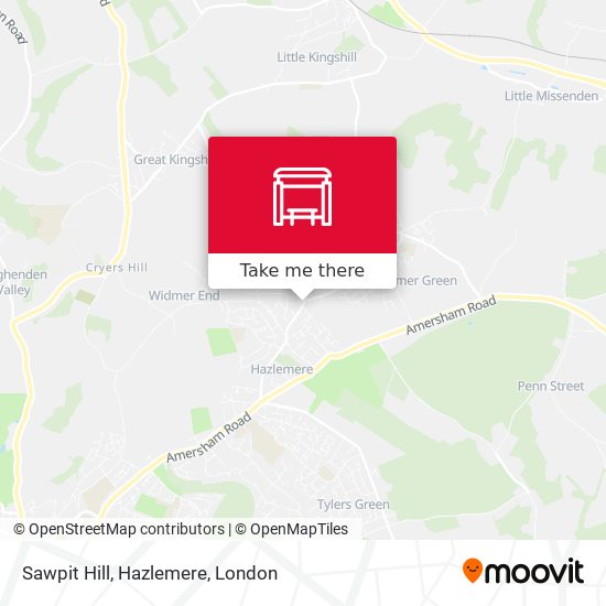 Sawpit Hill, Hazlemere map