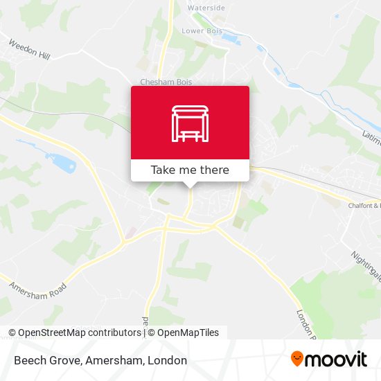 Beech Grove, Amersham map