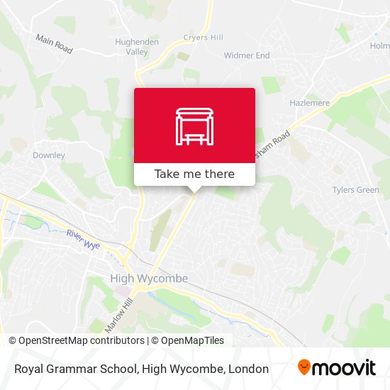 Royal Grammar School, High Wycombe map