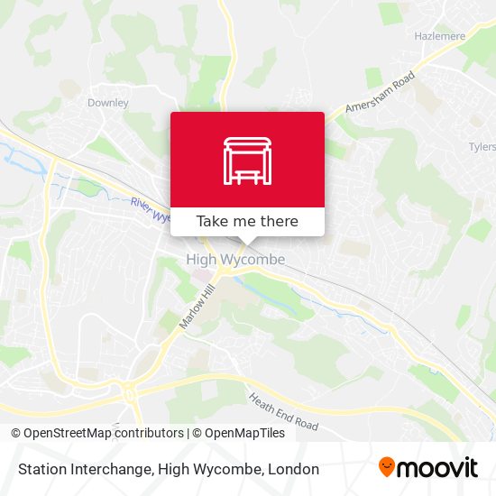 Station Interchange, High Wycombe map