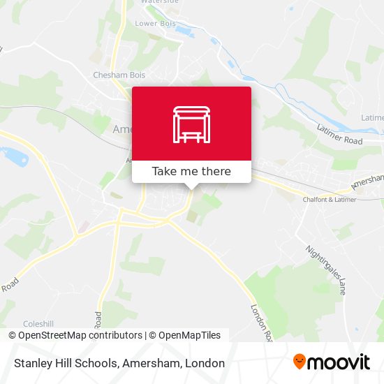 Stanley Hill Schools, Amersham map