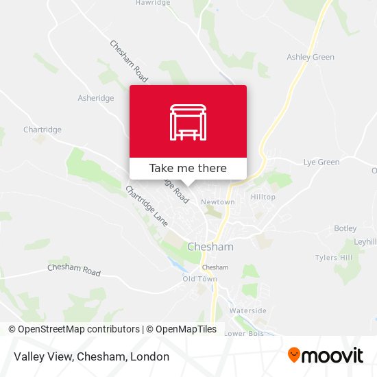 Valley View, Chesham map