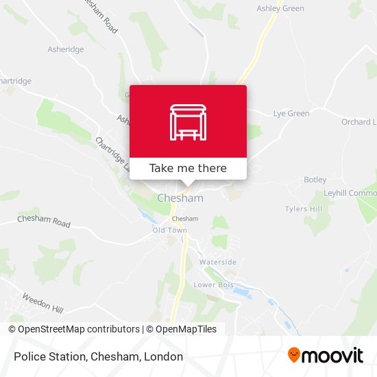 Police Station, Chesham map