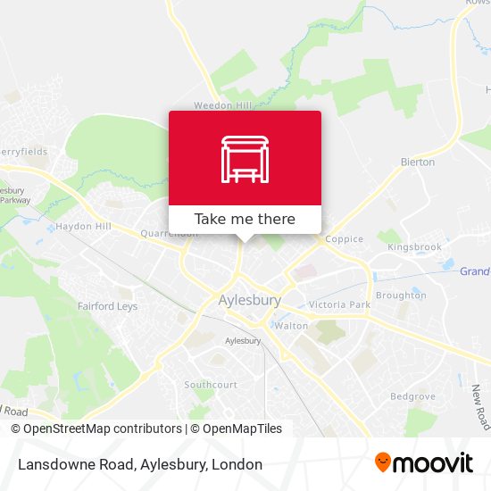 Lansdowne Road, Aylesbury map