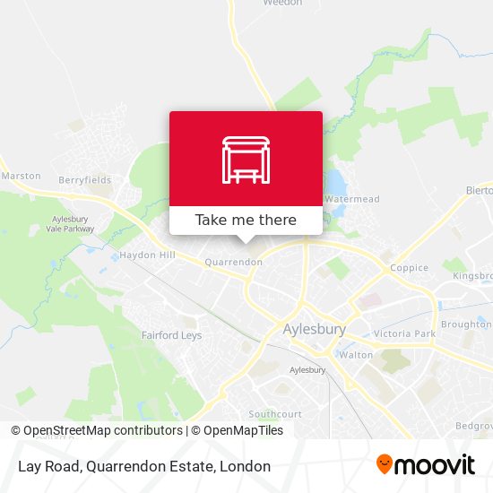 Lay Road, Quarrendon Estate map