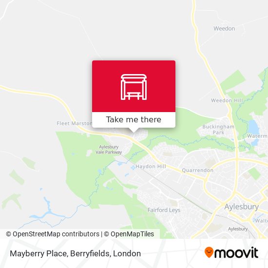 Mayberry Place, Berryfields map