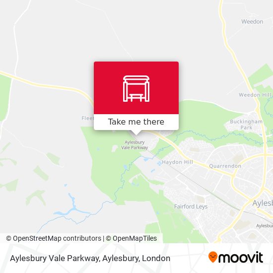 Aylesbury Vale Parkway, Aylesbury map