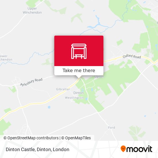 Dinton Castle, Dinton map
