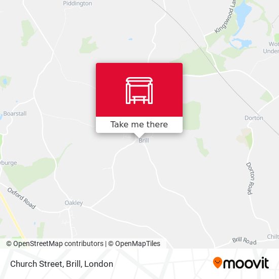 Church Street, Brill map