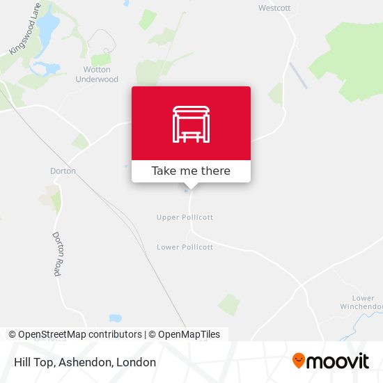 Hill Top, Ashendon map
