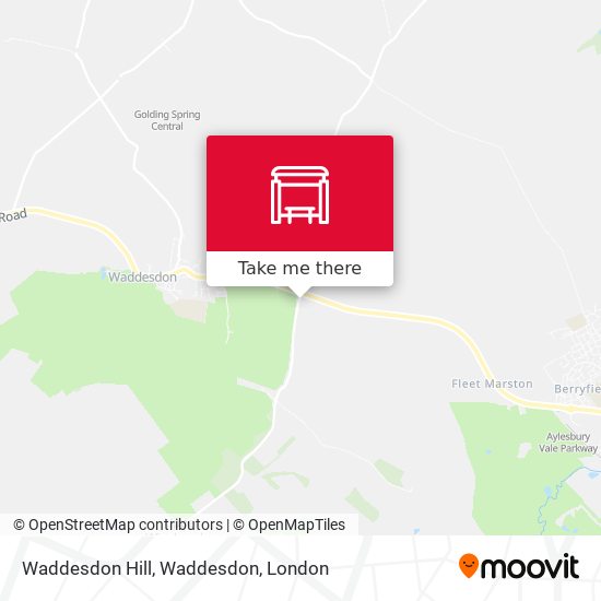 Waddesdon Hill, Waddesdon map