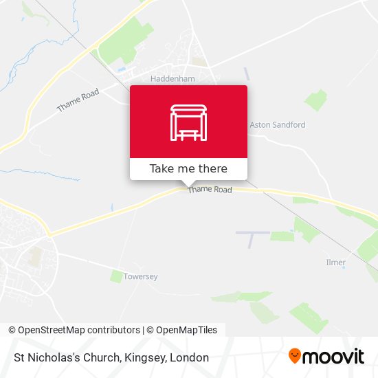 St Nicholas's Church, Kingsey map