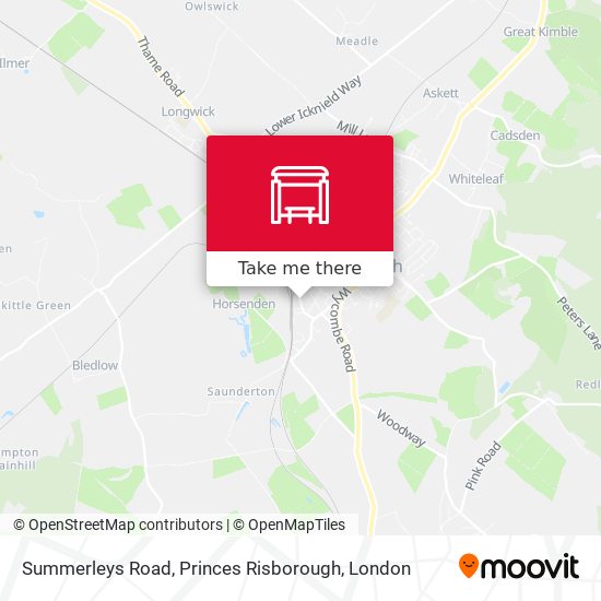 Summerleys Road, Princes Risborough map