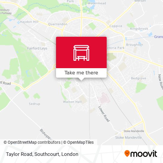 Taylor Road, Southcourt map