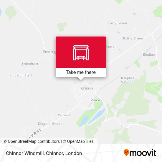 Chinnor Windmill, Chinnor map