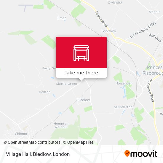 Village Hall, Bledlow map