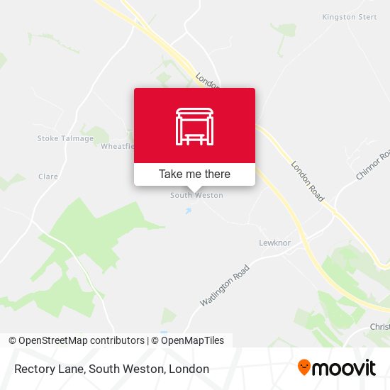 Rectory Lane, South Weston map