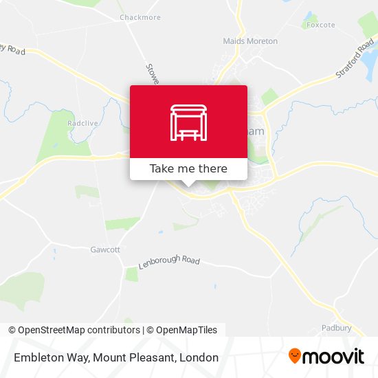 Embleton Way, Mount Pleasant map