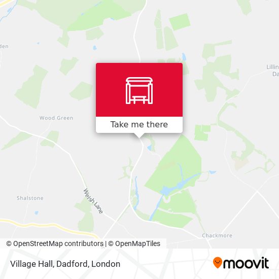 Village Hall, Dadford map