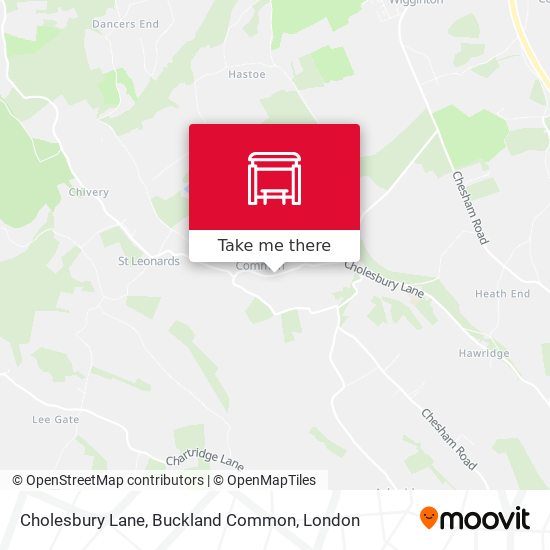 Cholesbury Lane, Buckland Common map