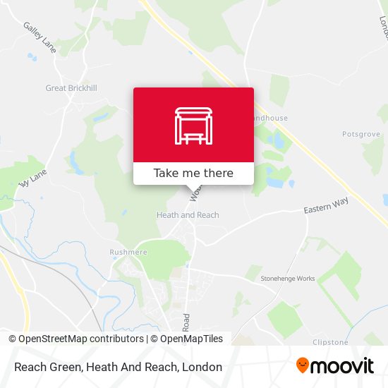 Reach Green, Heath And Reach map