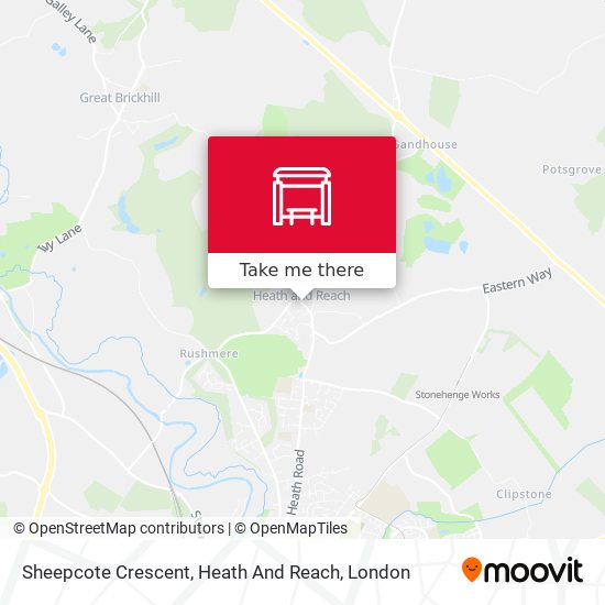 Sheepcote Crescent, Heath And Reach map