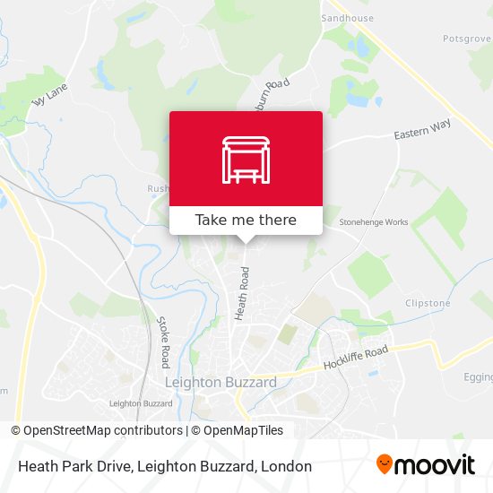 Heath Park Drive, Leighton Buzzard map
