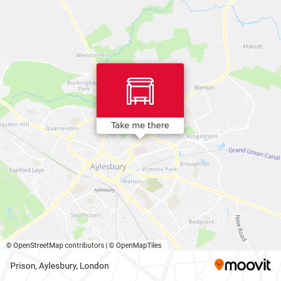 Prison, Aylesbury map