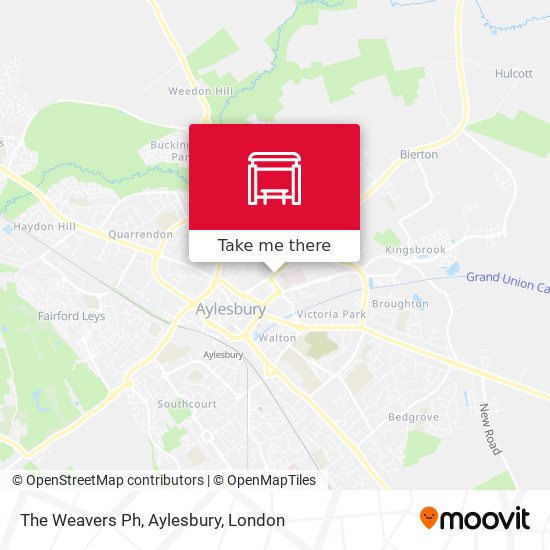 The Weavers Ph, Aylesbury map
