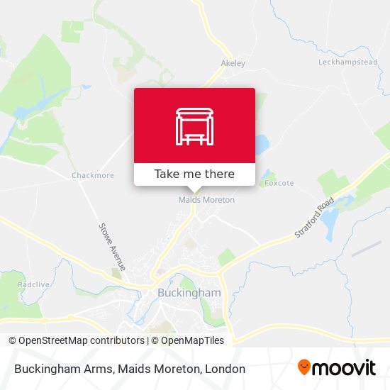 Buckingham Arms, Maids Moreton map