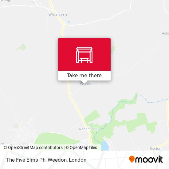 The Five Elms Ph, Weedon map