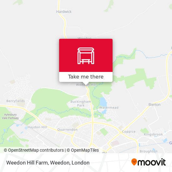 Weedon Hill Farm, Weedon map
