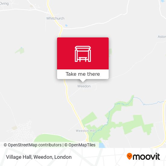 Village Hall, Weedon map