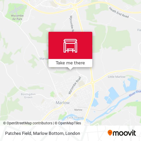 Patches Field, Marlow Bottom map