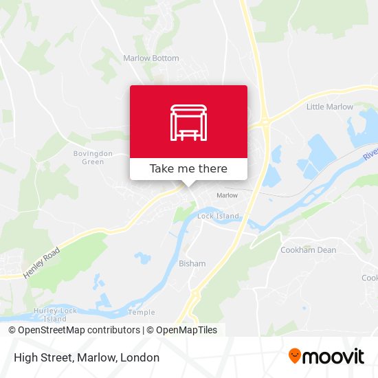 High Street, Marlow map