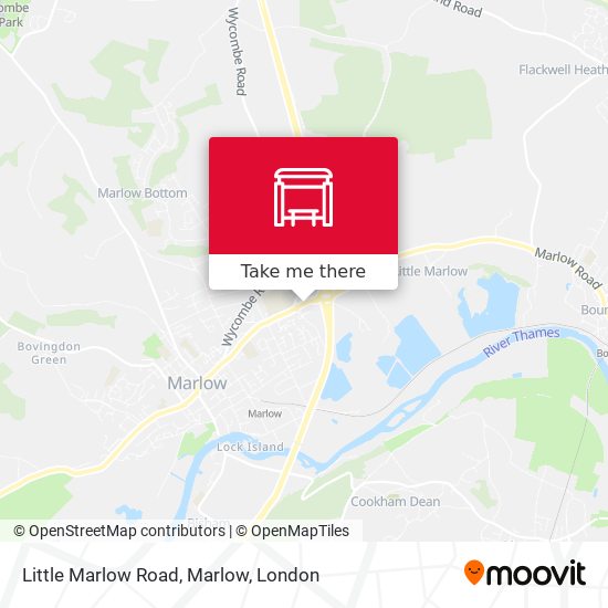 Little Marlow Road, Marlow map