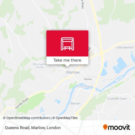 Queens Road, Marlow map