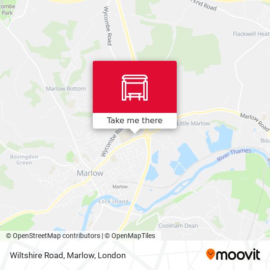 Wiltshire Road, Marlow map