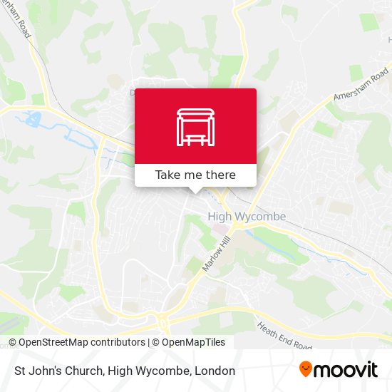 St John's Church, High Wycombe map