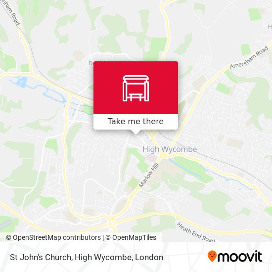 St John's Church, High Wycombe map