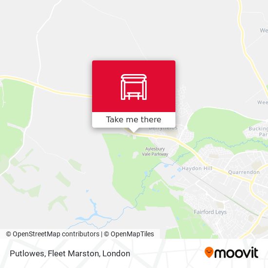 Putlowes, Fleet Marston map