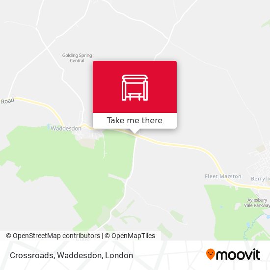 Crossroads, Waddesdon map