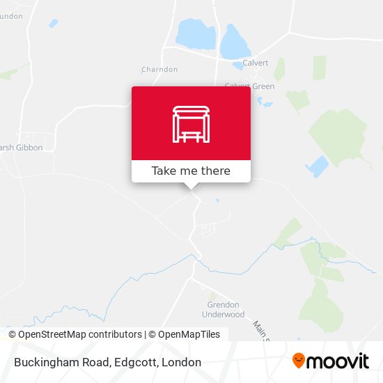 Buckingham Road, Edgcott map