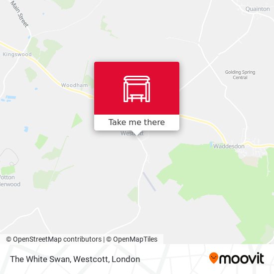 The White Swan, Westcott map